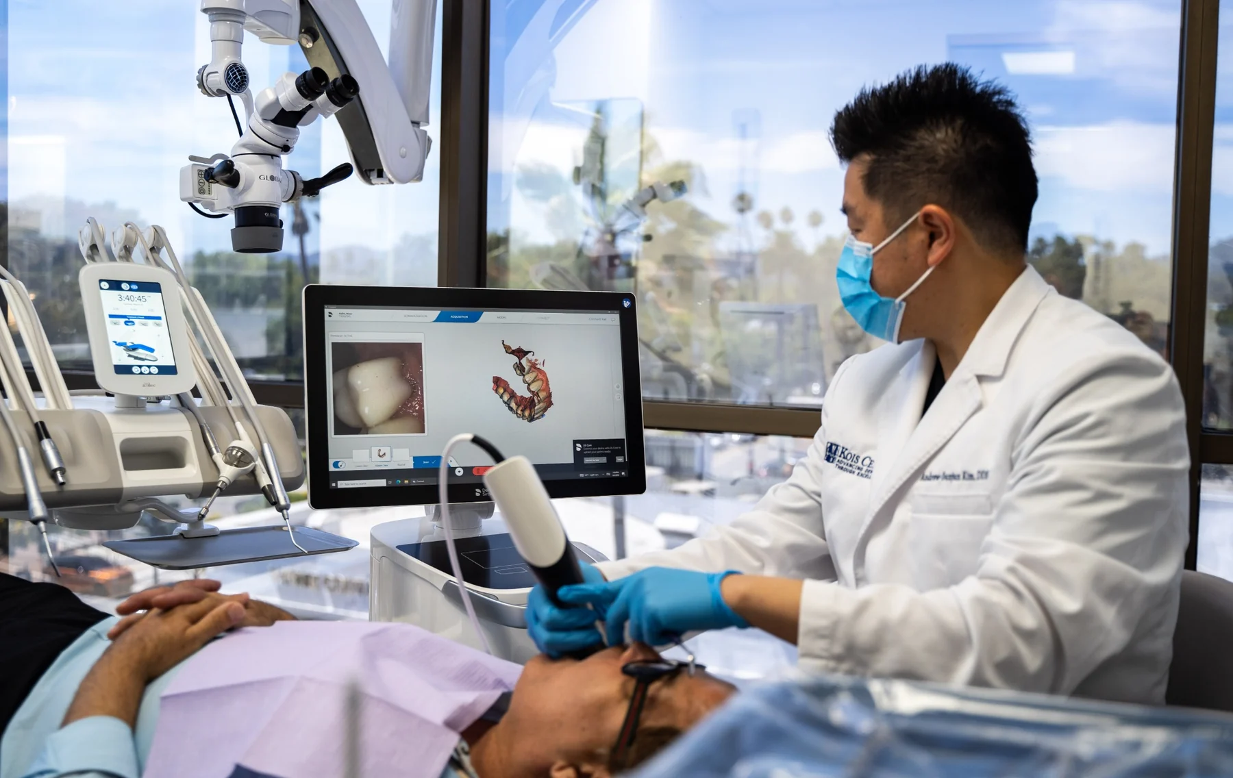Digital dental scanning during treatment