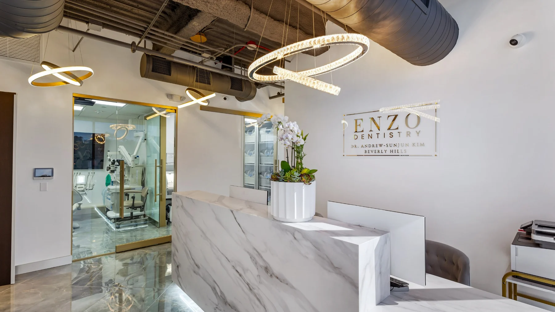 Enzo Dentistry reception in Beverly Hills